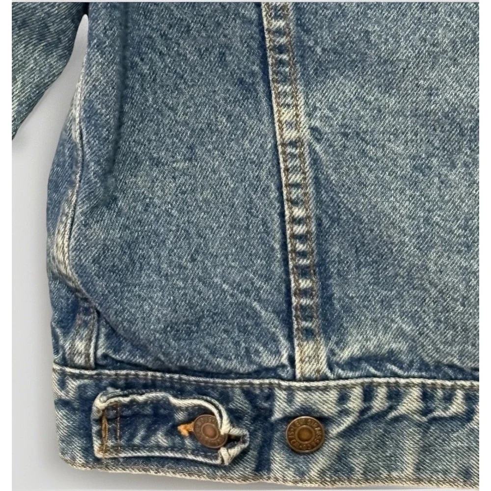 VTG Levi's Type III Trucker Denim Jean Jacket 70505 2016 USA 70s-80s Medium Wash - Picture 8 of 16